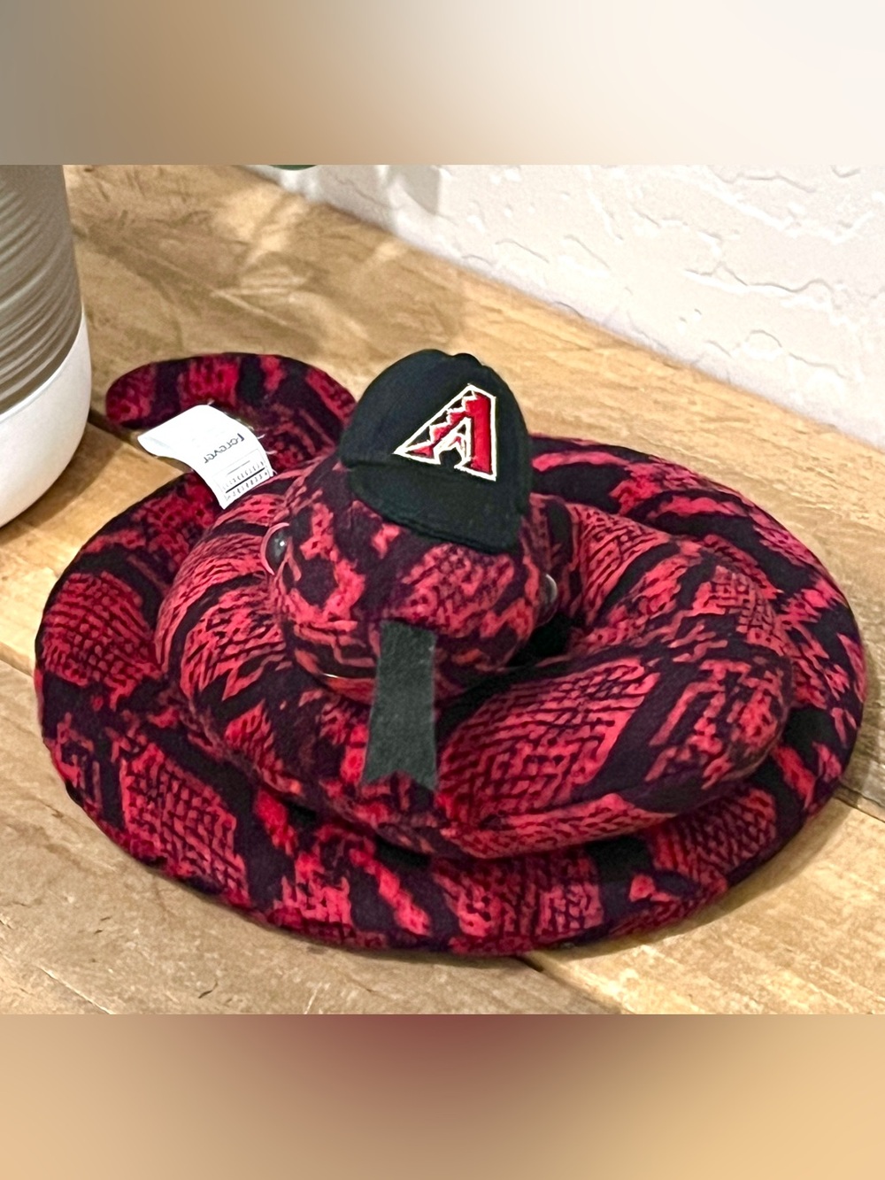 Arizona Diamondbacks Plush Snake Mascot MLB Forever Collectibles Coiled Plush